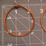 Big Hoop Earrings - Copper