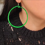 Green Big Hoop