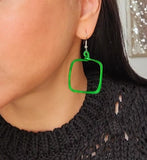 S-Square Hoop Earrings