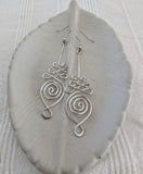 Unalome earrings big