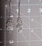 Unalome earrings medium
