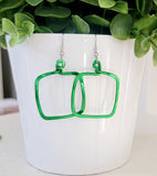 S-Square Hoop Earrings