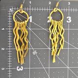 Guave earrings • bright gold