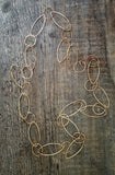 OV Long Bronze Necklace