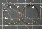 X-Big Bronze Hoop Earrings