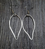Leaf Hoop Earrings