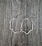 Wave Hoop Earrings