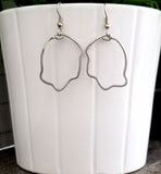Wave Hoop Earrings