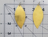 Leaf Brass Earrings