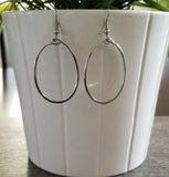 Small Oval Hoop Earrings