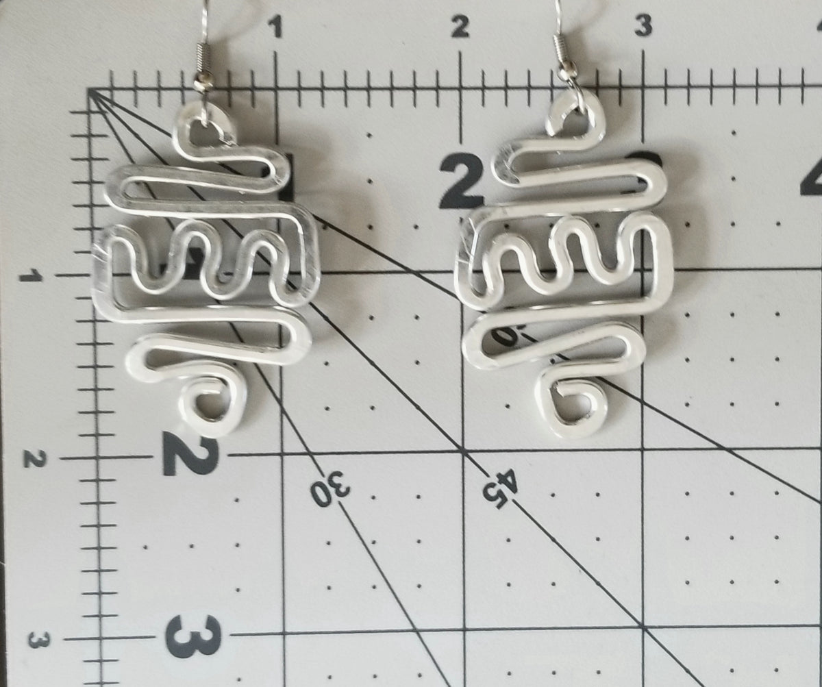 Thick Big Scribble Earrings – Jóia by Yanira Ramirez