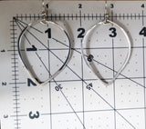 Big Leaf Hoop Earrings