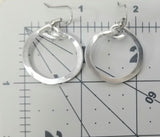 Thick Hoop Earrings 1"