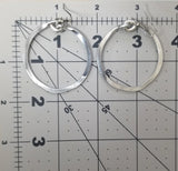 Thick Hoop Earrings 1"3/4