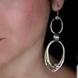 Long Multiple Oval Earrings