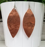 Copper Leaf Earrings
