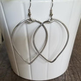 Big Leaf Hoop Earrings