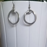 Thick Hoop Earrings 1"