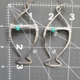 Fish Earrings Turquoise