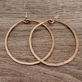 Big Hoop Earrings - Rose Gold