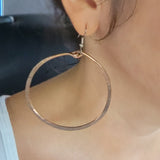 Big Hoop Earrings - Rose Gold