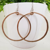 Big Hoop Earrings - Rose Gold