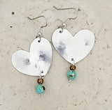Turquoise Heart Mix Earrings