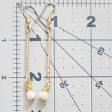 Simple Glass Pearl Earrings