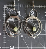 Lime Green Hoop Earrings