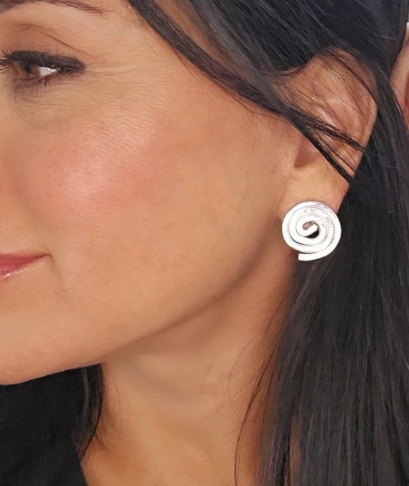 Spiral earrings