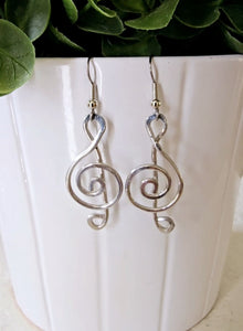 Treble Clef Earrings