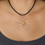 Flower pendant • yellow