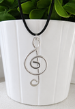 Musical note pendant
