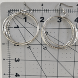 Multiple hoop earrings 2 inches