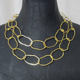 Long Multi Necklace- bright gold
