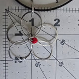Flower pendant • red