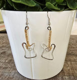 Electric guitar medium mix gold