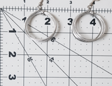 Multiple Hoop Earrings 1" 1/2