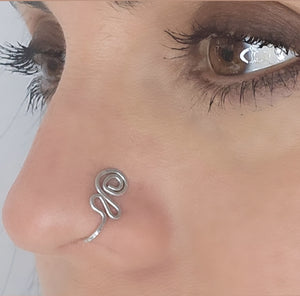 Zig Spiral Nose Cuff
