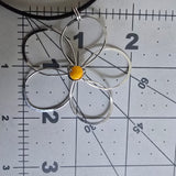 Flower pendant • yellow