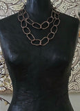 Long Multi Necklace - rose gold