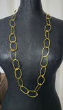 Long Multi Necklace- bright gold