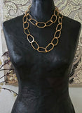 Long Multi Necklace - light gold
