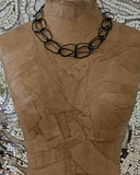 Long Multi Necklace - black
