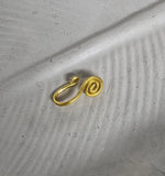 Spiral Nose Cuff- bright gold