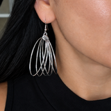 Multiple hoop earrings 2 inches