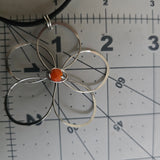 Flower pendant • orange