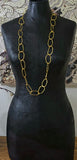 Long Multi Necklace- bright gold