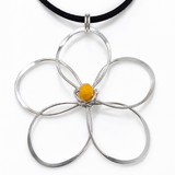 Flower pendant • yellow