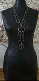 Long Multi Necklace - rose gold